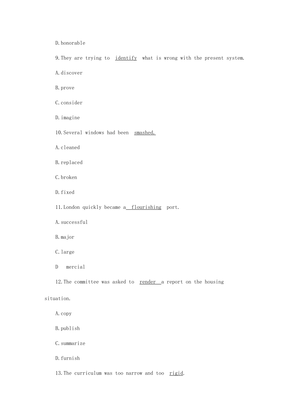 2025年职称英语综合B模拟真题及答案_第3页