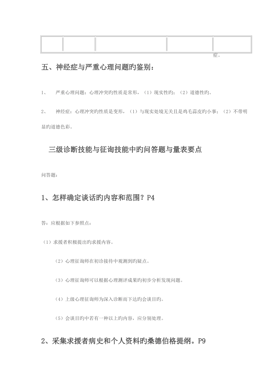 2025年心理咨询师三级技能考试一_第3页