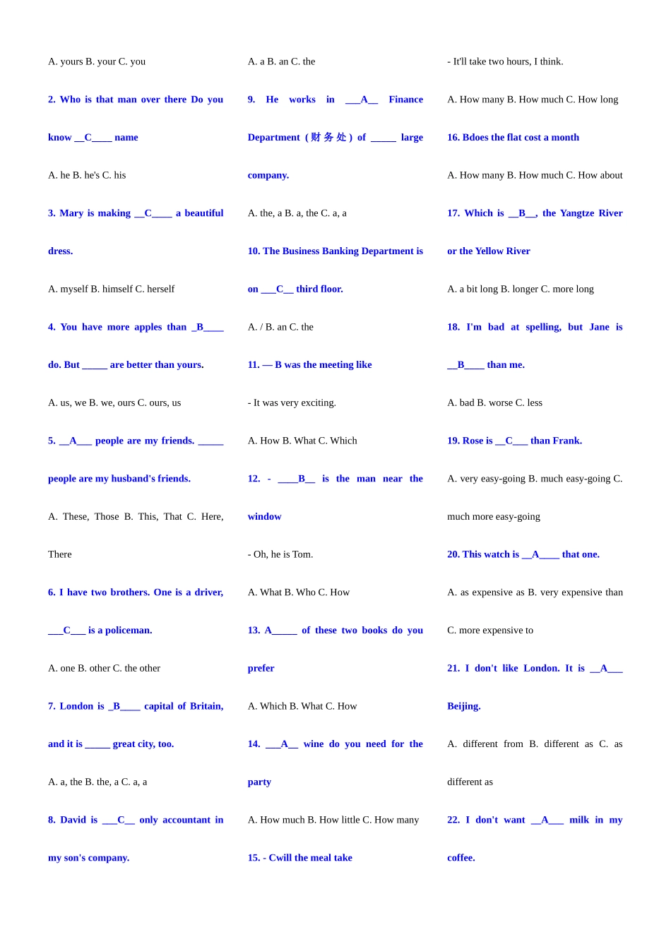 2025年开放英语考点版电大考点版中央电大专科考试考点版已更新资料_第3页