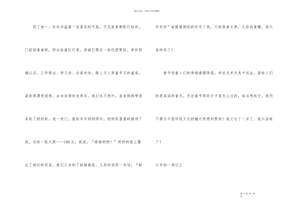 大年初一周记_第2页