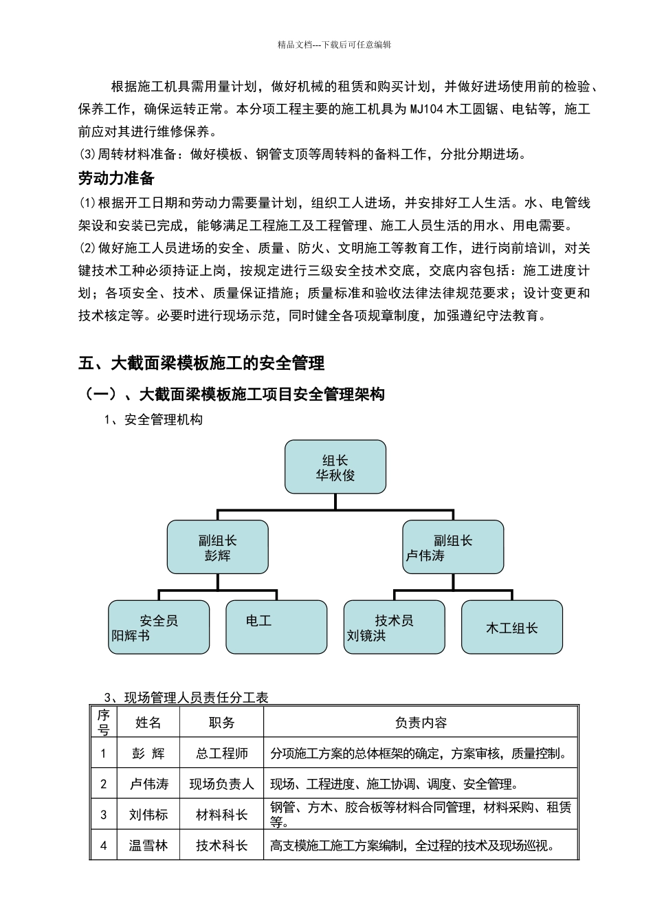 大截面梁模板施工方案_第3页