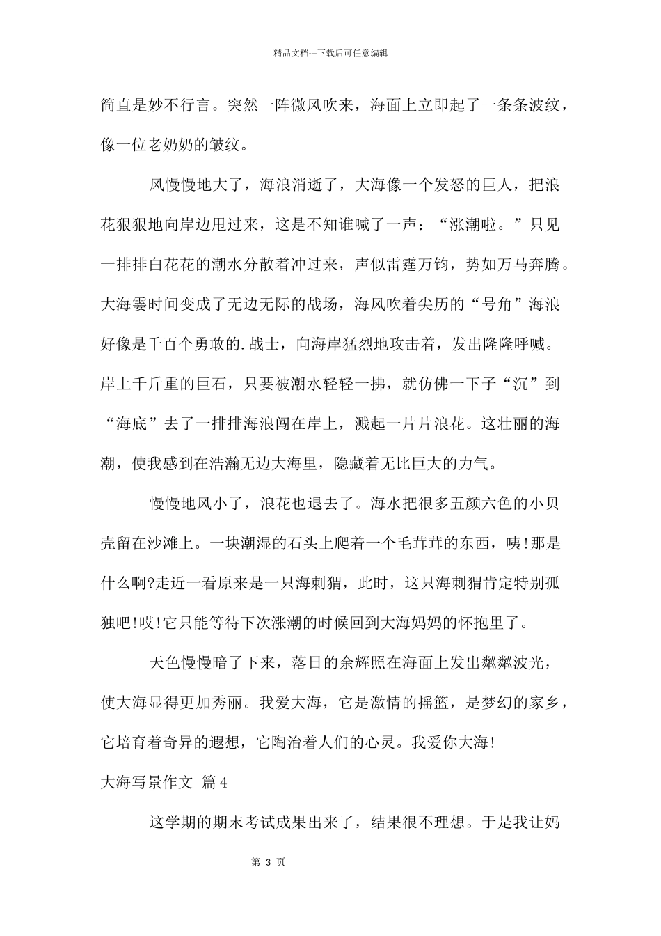 大海写景作文汇总6篇_第3页