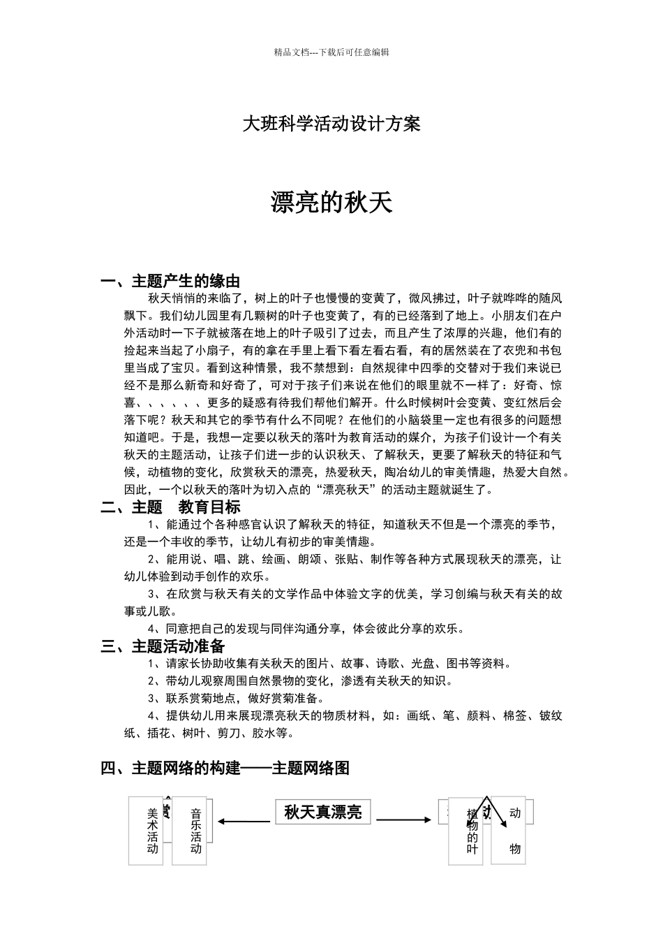 大班科学活动设计方案——美丽的秋天_第1页