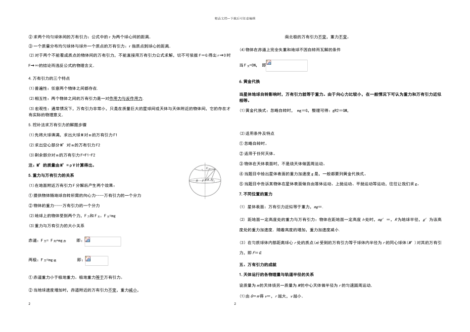天体运动知识点_第2页