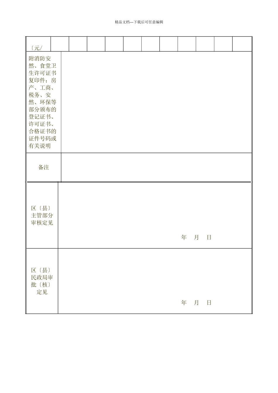 天津市社会福利机构设置批准证书_第2页