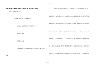 姥姥家の起司烧加盟店最少需要多少钱？49.7万元起步！