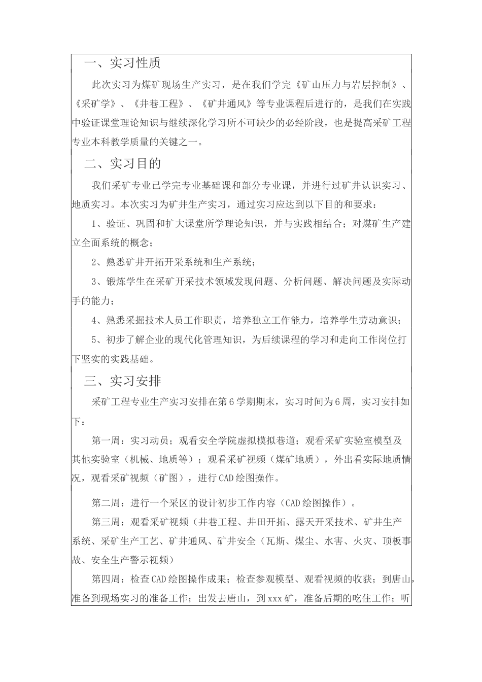 煤矿生产实习报告_第2页