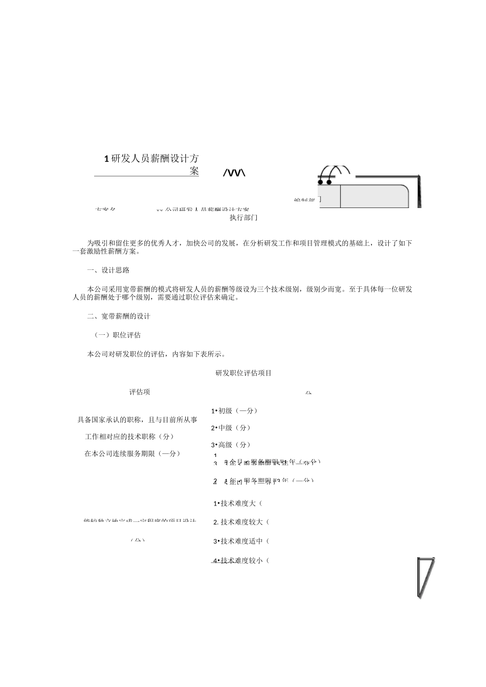 技术研发人员薪酬体系设计范例_第2页