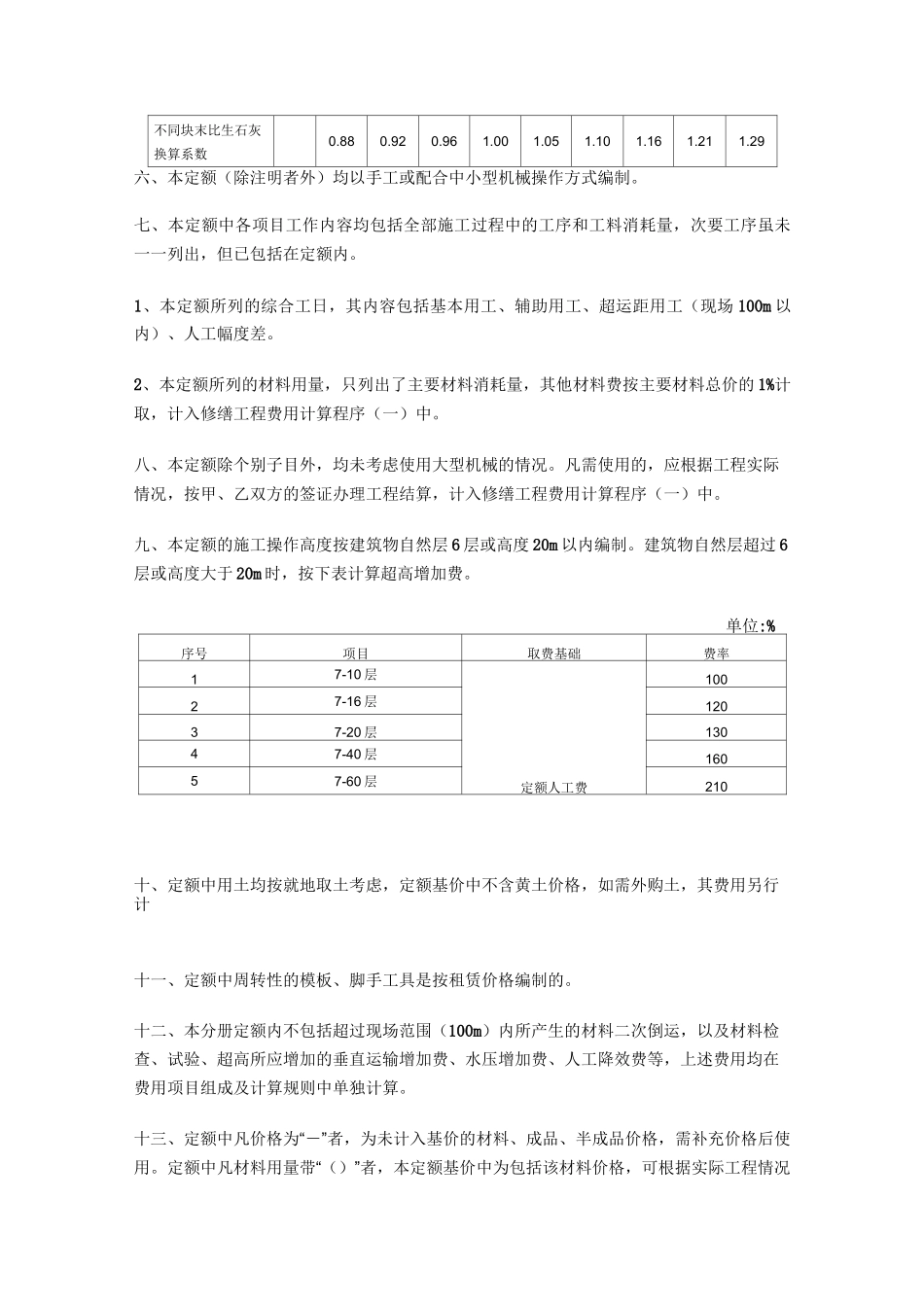 山东省房屋修缮工程计价定额_第2页