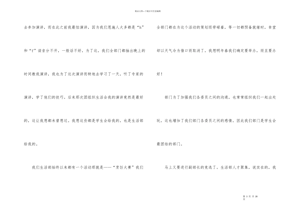 学生会一年工作的总结_第3页
