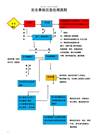 安全事故应急处理流程