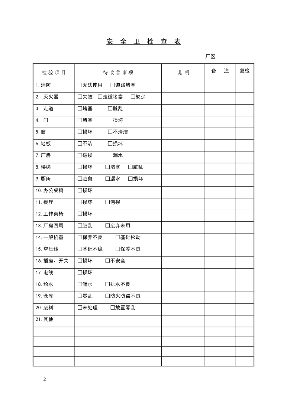 安全卫栓查表_第2页