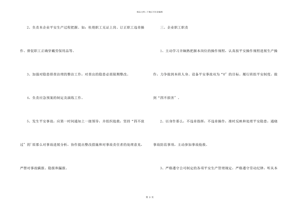 安全生产责任书范本_第2页