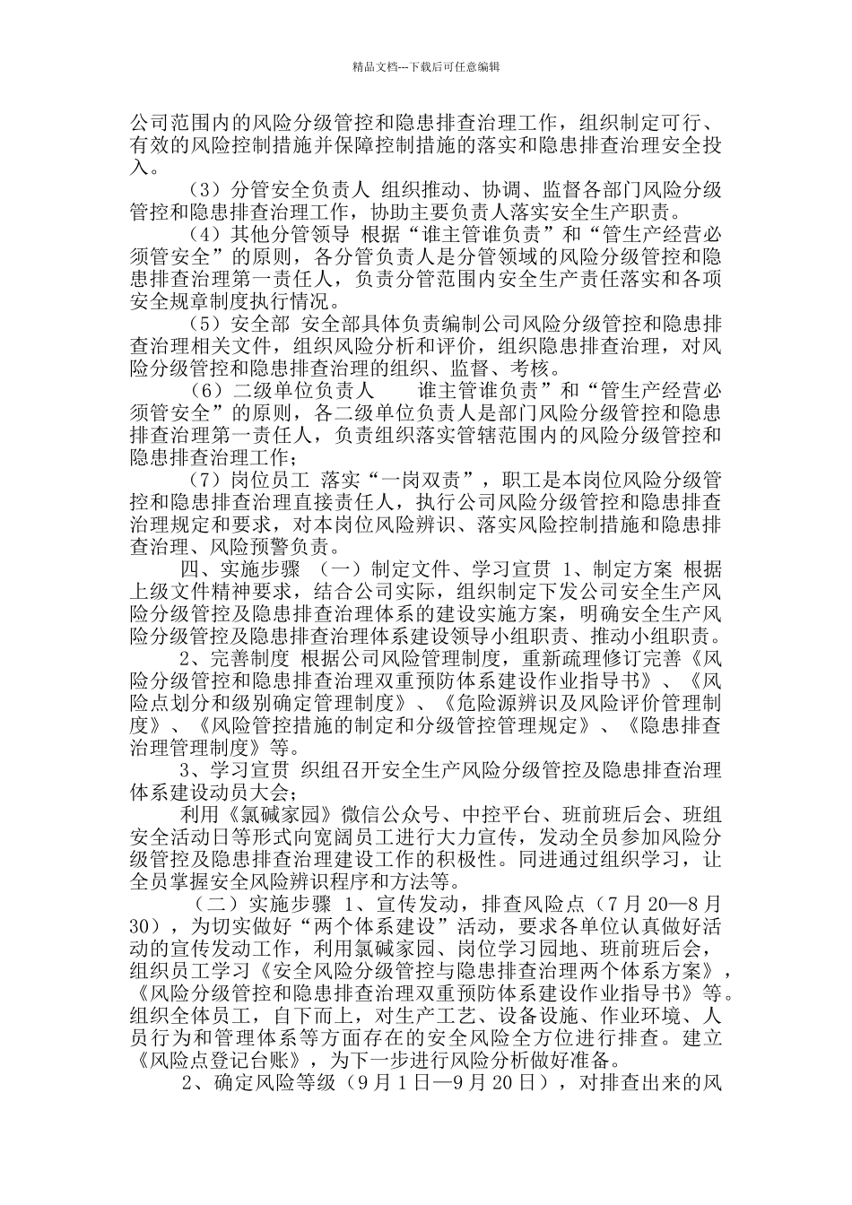 安全生产隐患排查治理体系建设方案_第2页