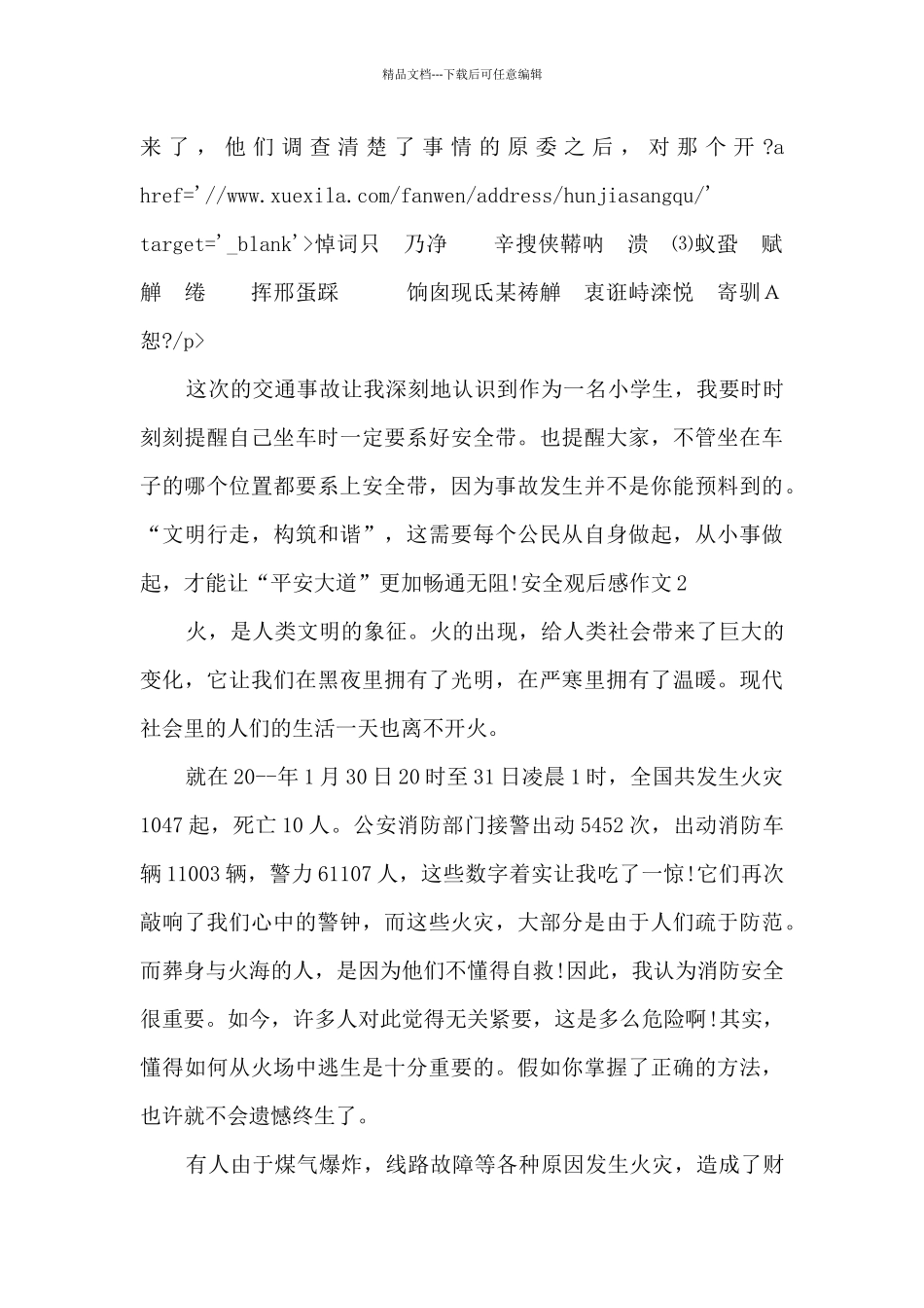 安全观后感作文2024多篇_第2页