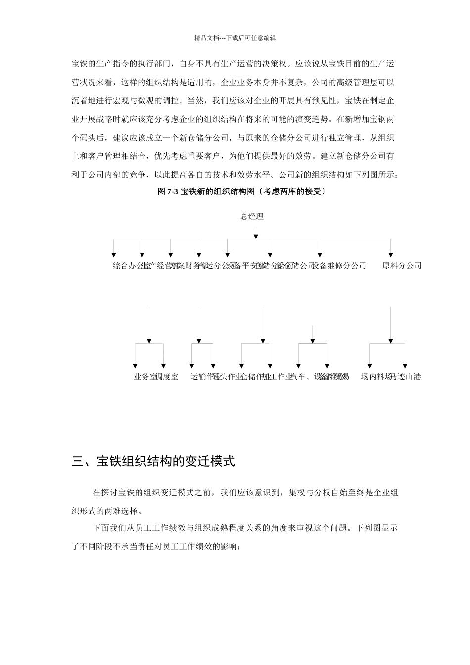 宝铁组织分战略及其相关措施_第3页
