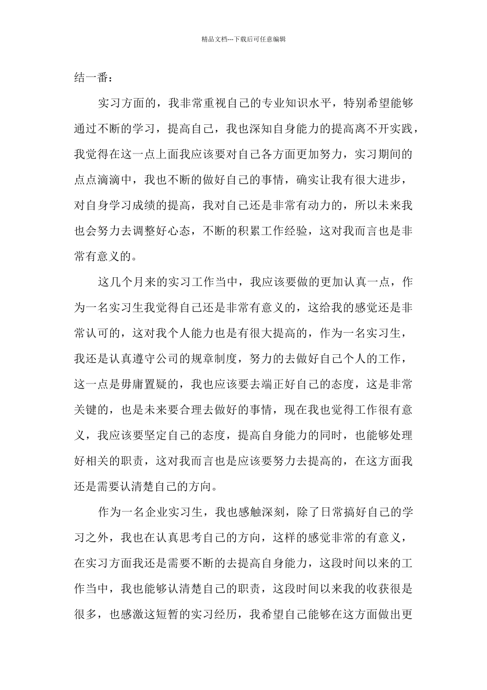 实习个人工作感悟总结通用2024_第3页