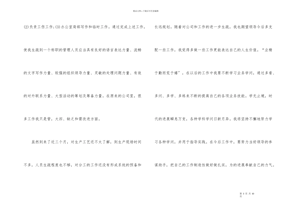 实习期工作总结格式_第3页