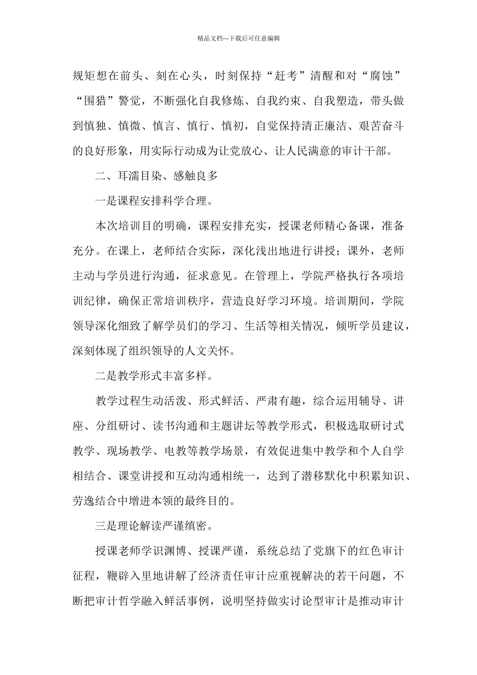 审计人培训心得_第3页