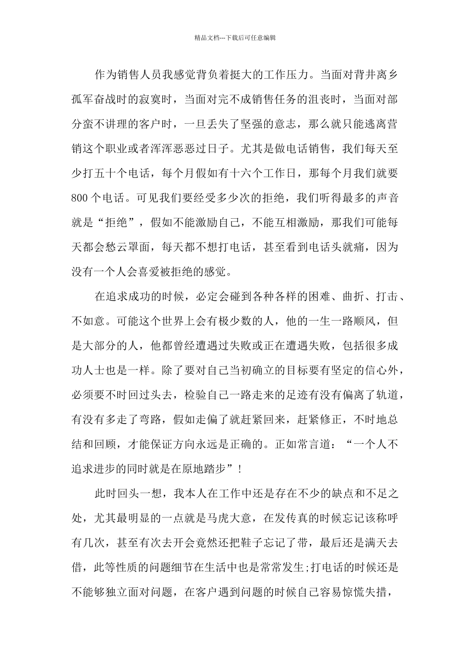 家电销售员工作总结5篇范文_第2页