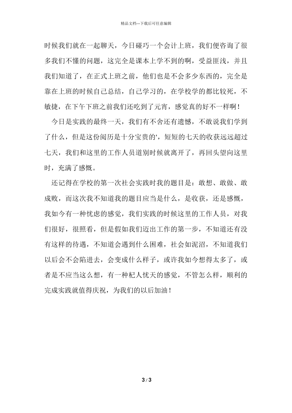 寒假会计实践工作总结_第3页