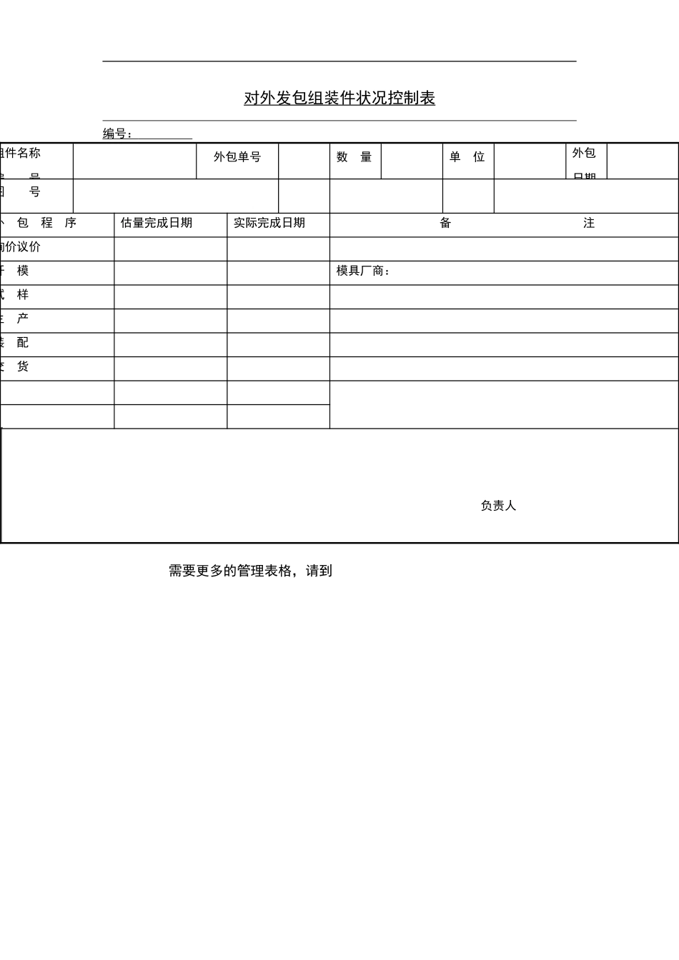 对外发包组装件状况控制表_第2页