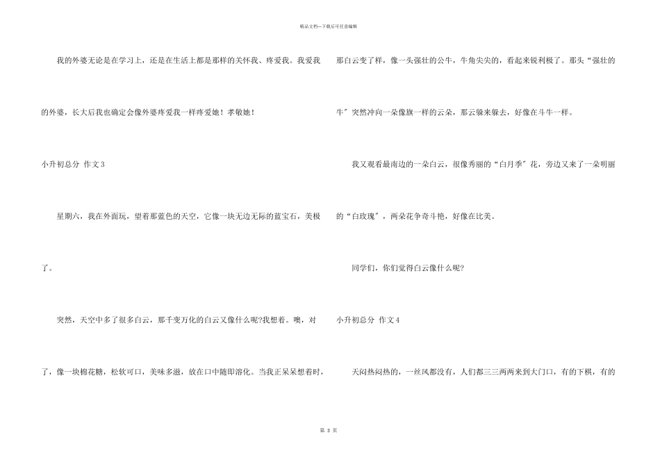 小升初满分11篇_第3页
