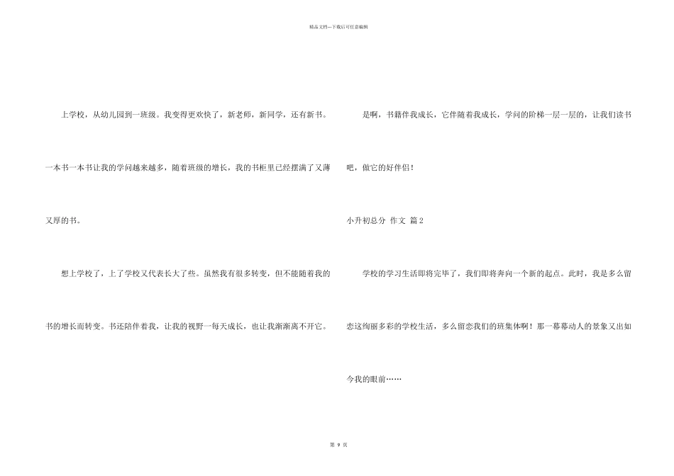 小升初满分集锦十篇_第2页