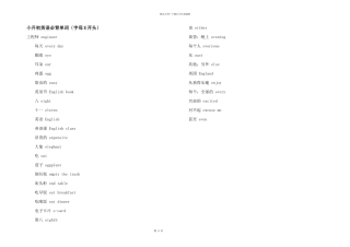 小升初英语必背单词（字母E开头）