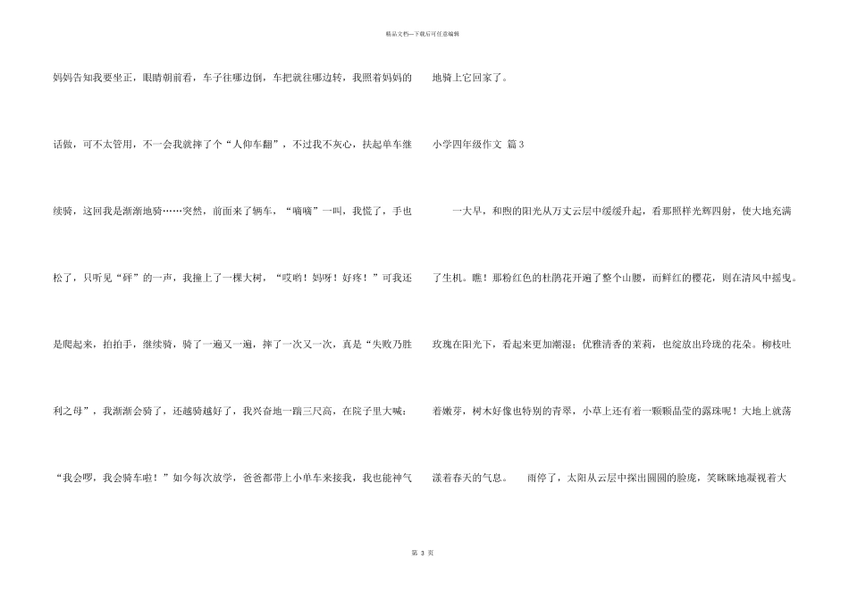 小学四年级十篇_第3页