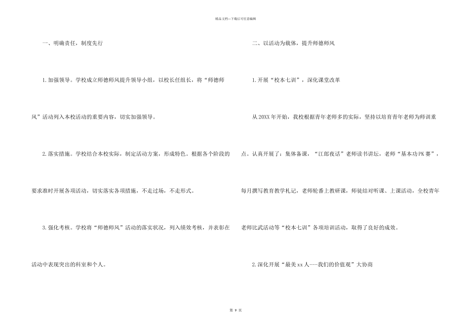 小学师德师风自查报告_第2页