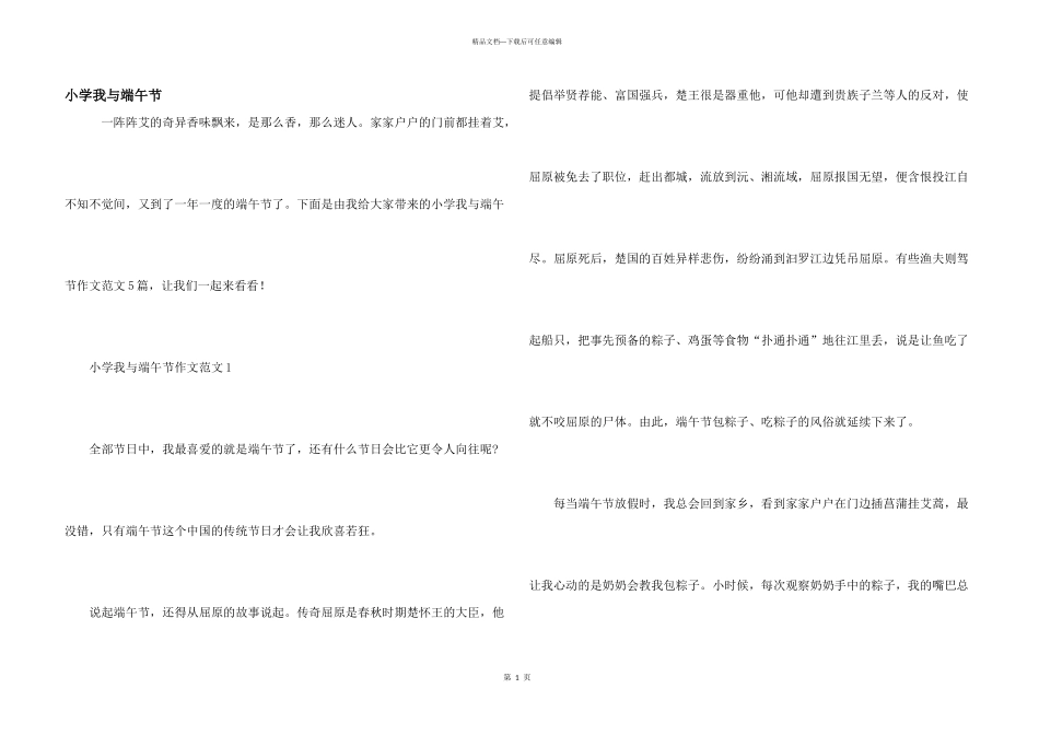 小学我与端午节_第1页