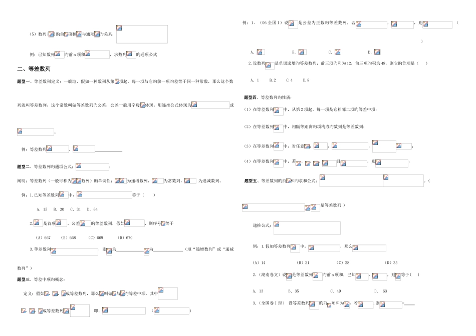 2025年数列知识点总结及题型归纳_第2页