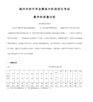 2025年漳州市初中毕业暨高中阶段招生考试