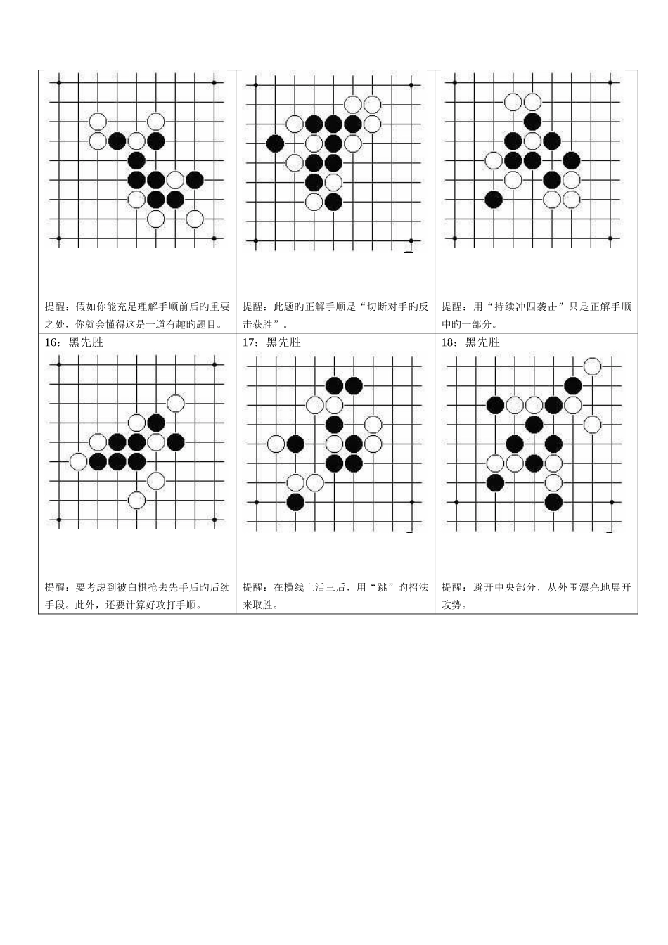 2025年最全的五子棋练棋题库_第3页