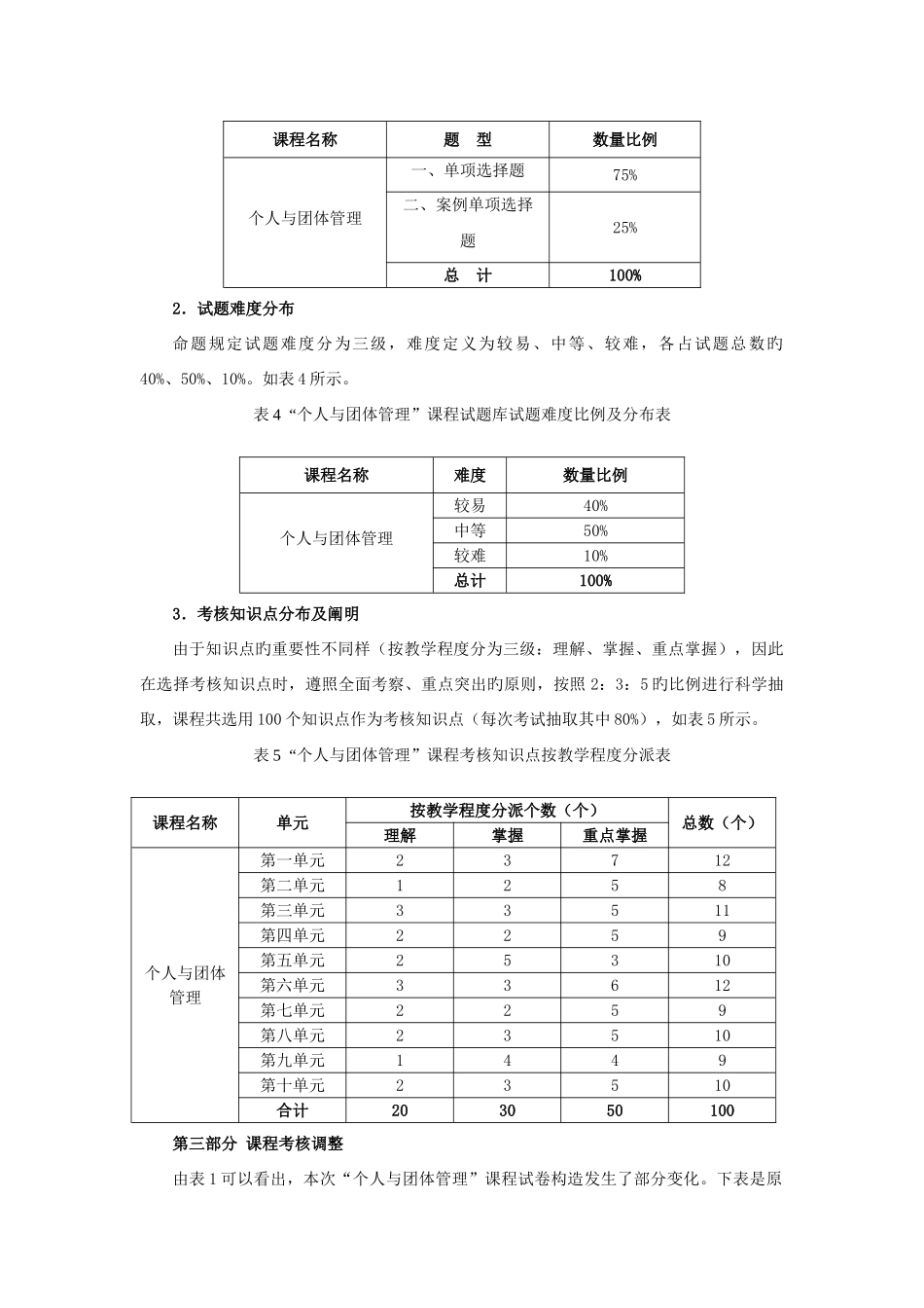 2025年浙江广播电视大学行政管理个人与团队管理网络考核方案_第3页