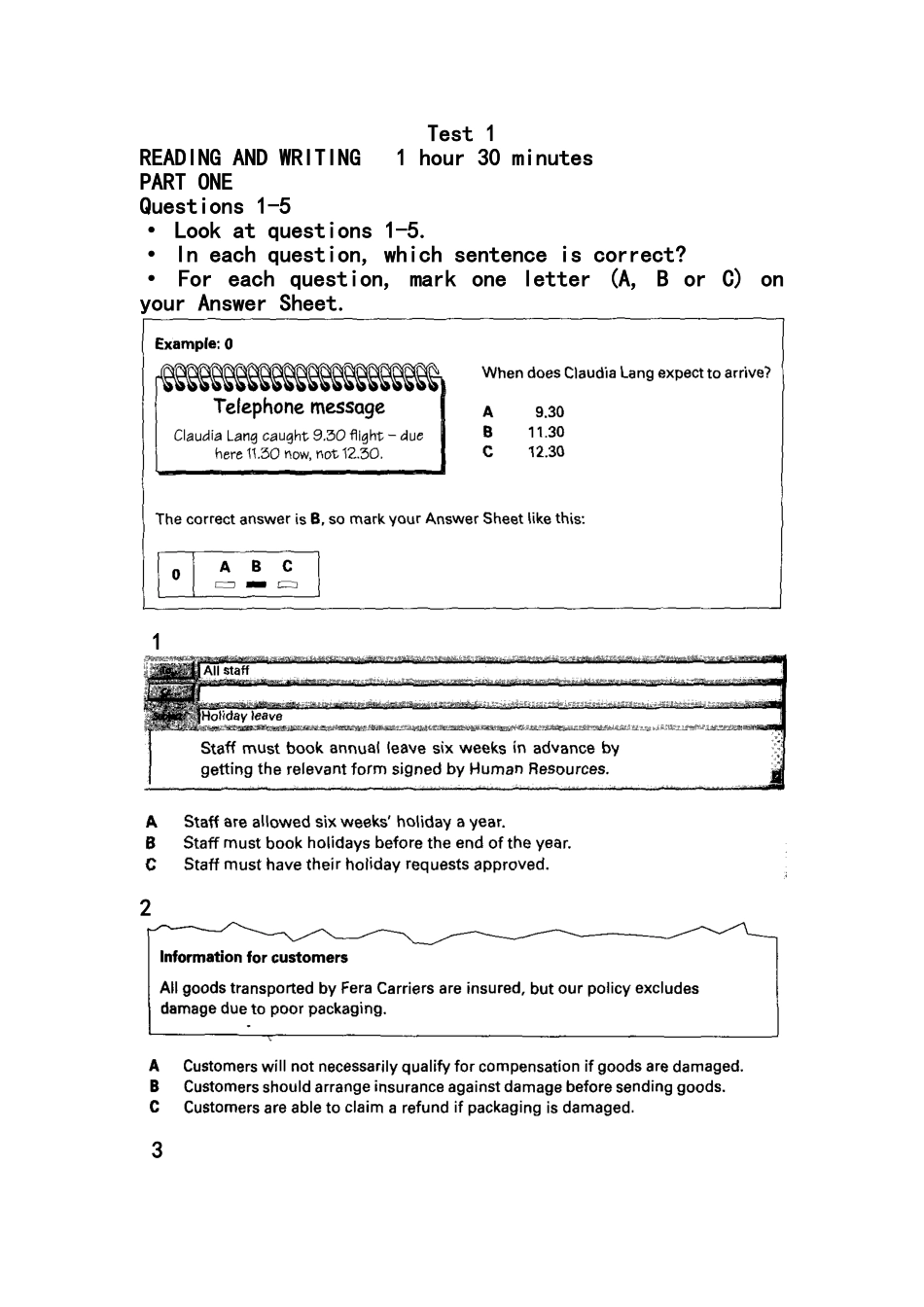 2025年BEC初级真题_第1页