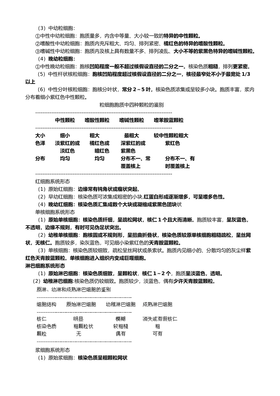 2025年检验师考试血液学考点汇总_第3页