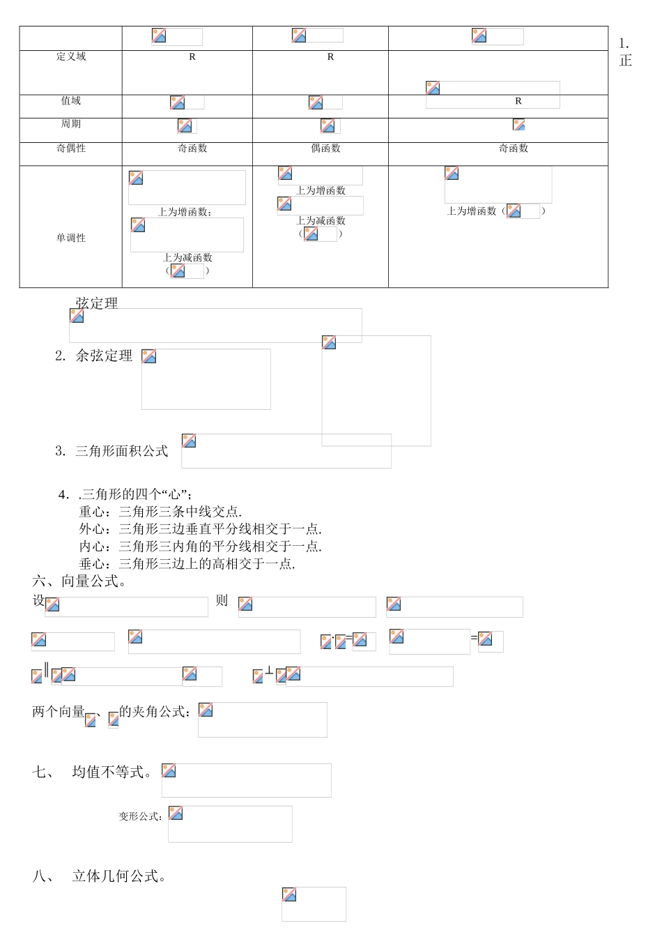 2025年高考数学必考必背公式全集教学内容_第3页