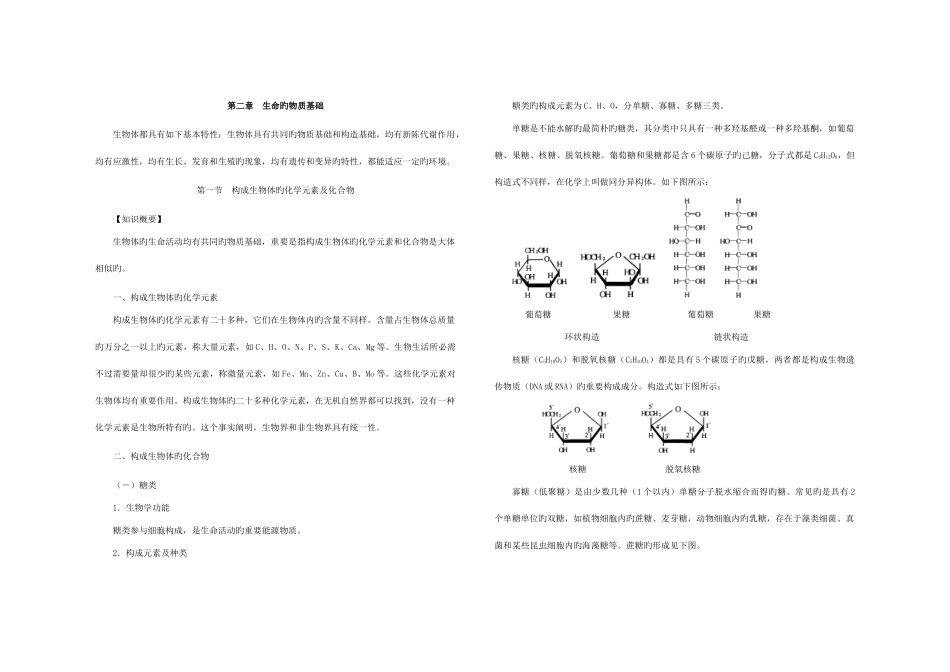 2025年生物竞赛知识点_第1页