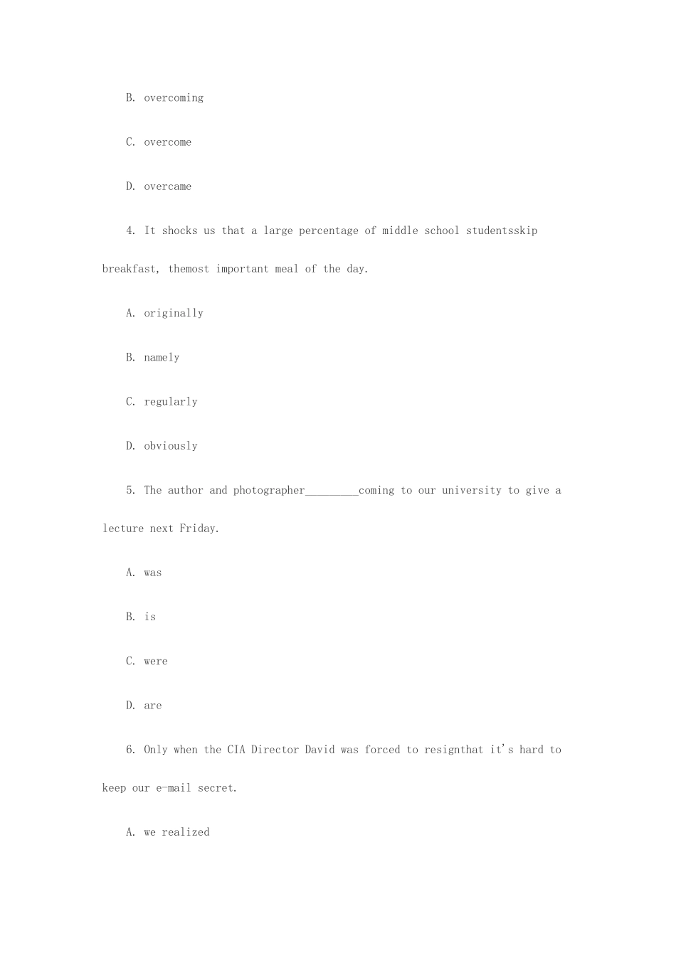 2025年瓴学教育鹏程在线下半年教师资格证考试英语学科知识与教学能力初级中学5套全真模拟卷及答案_第2页