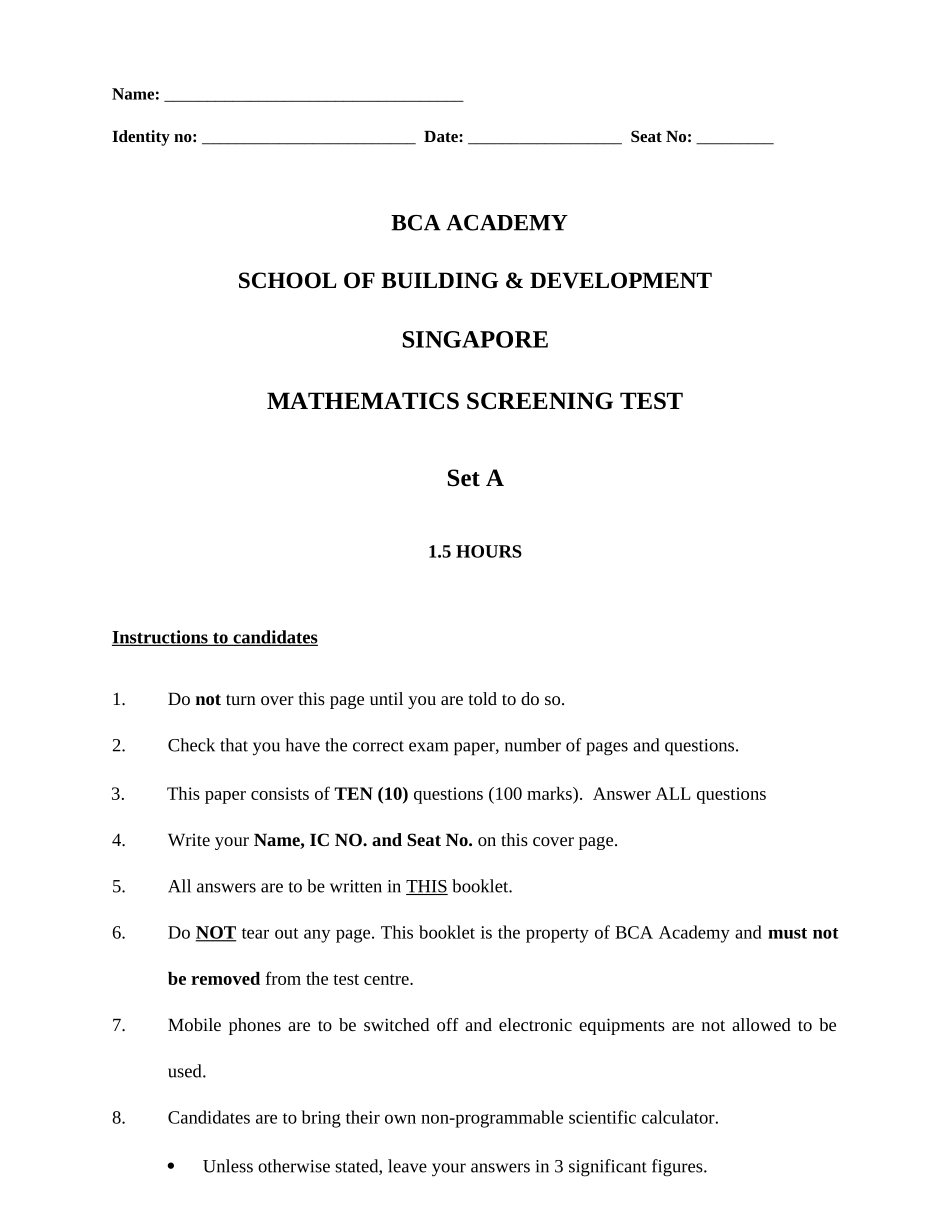 2025年新加坡入学考试英语数学_第1页