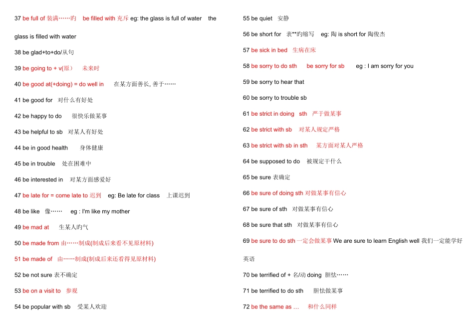 2025年超打印版初中英语知识点总结_第2页