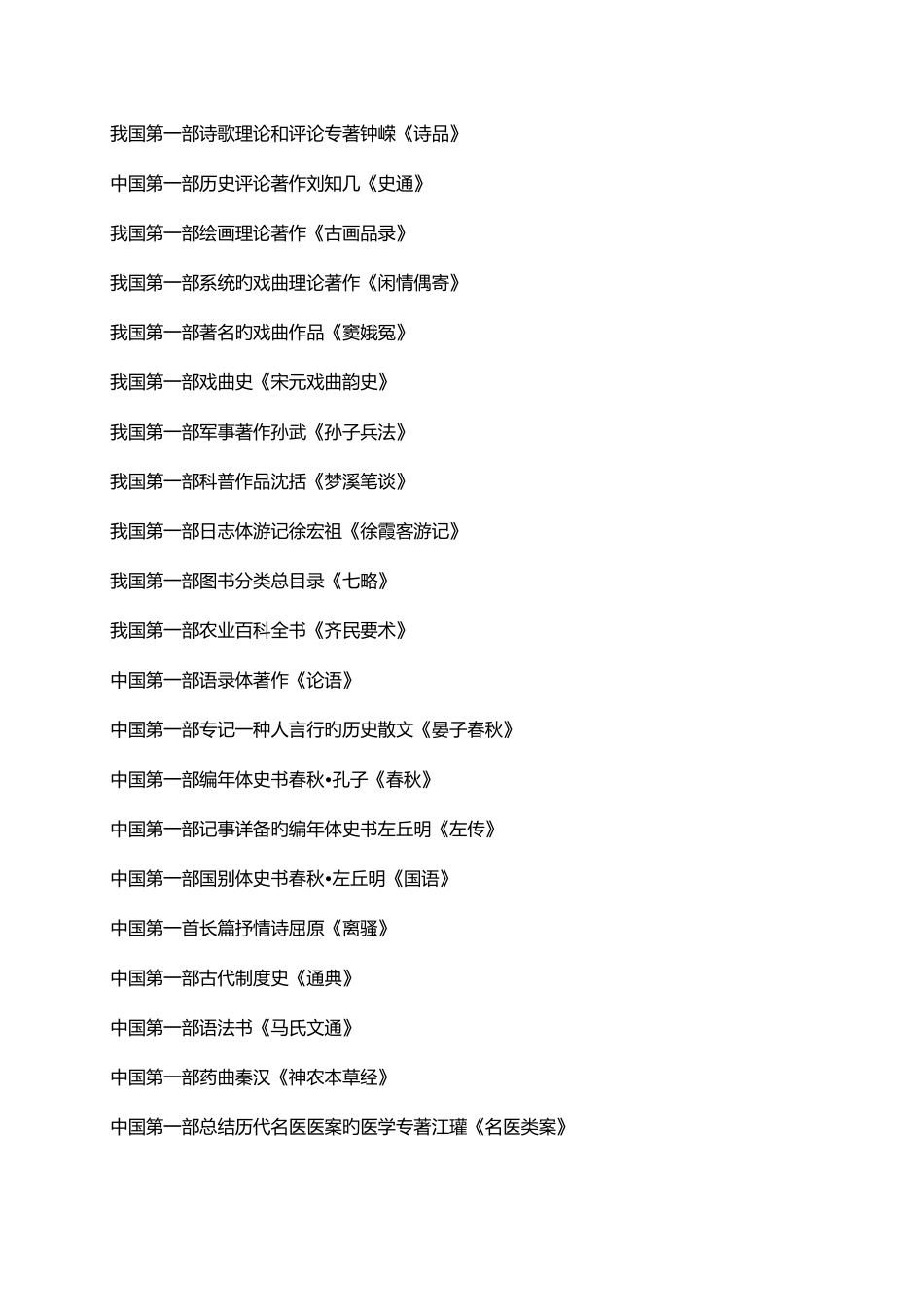 2025年新版文学常识及四大名著小升初常见考题含答案_第2页