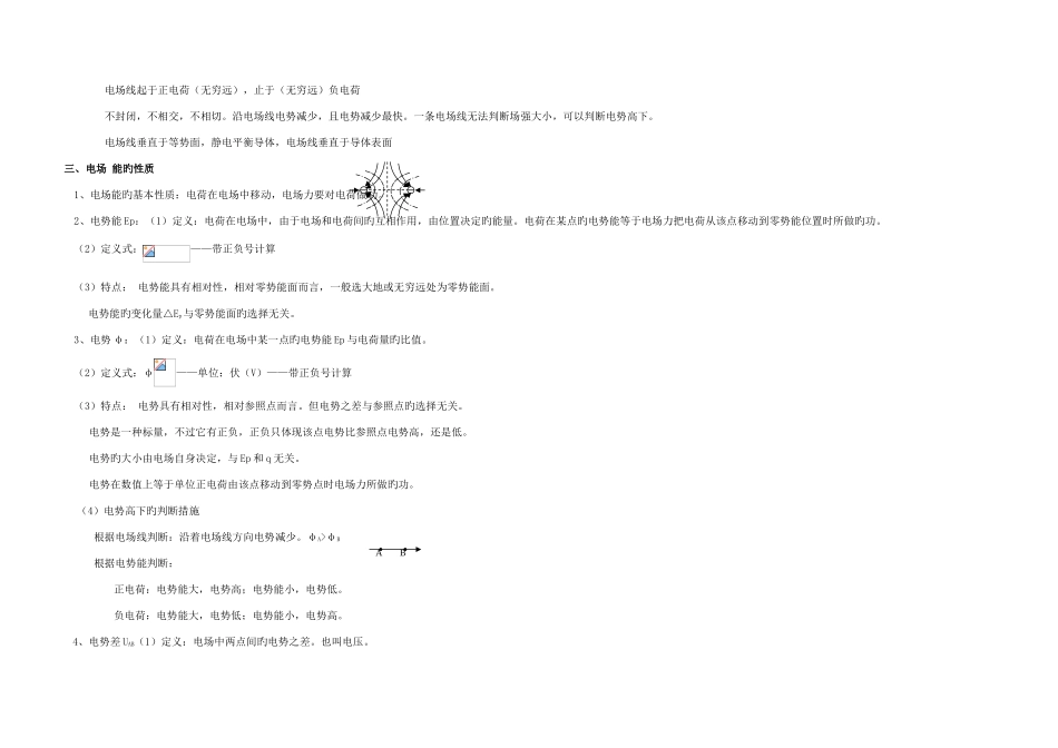 2025年物理选修静电场知识点_第2页