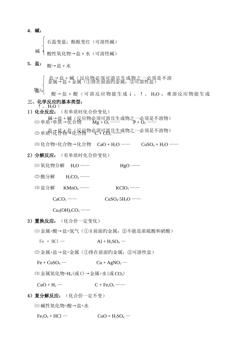 2025年最全面初中酸碱盐知识点总结_第2页