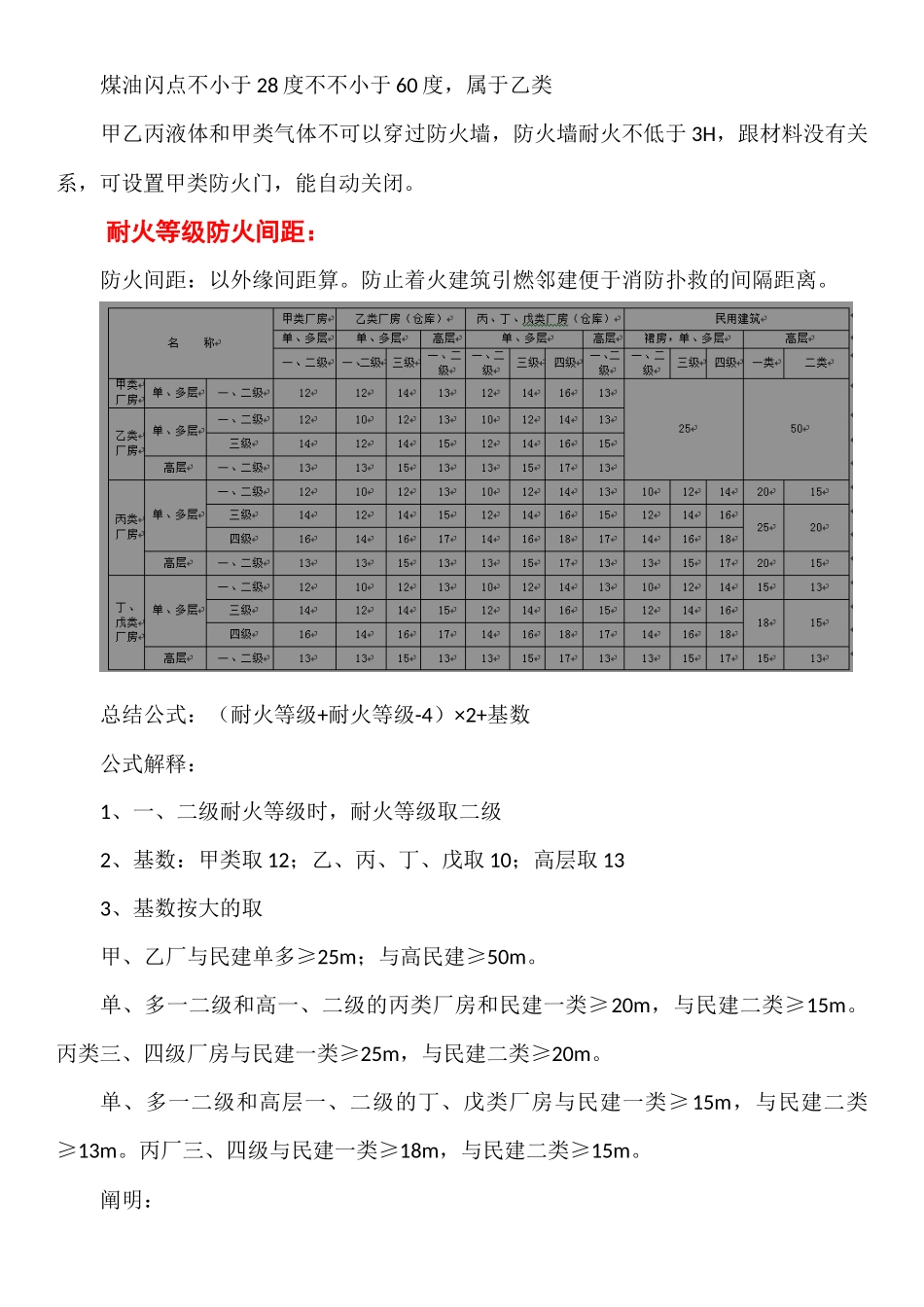 2025年防火间距和平面布置消防工程师笔记解析_第1页