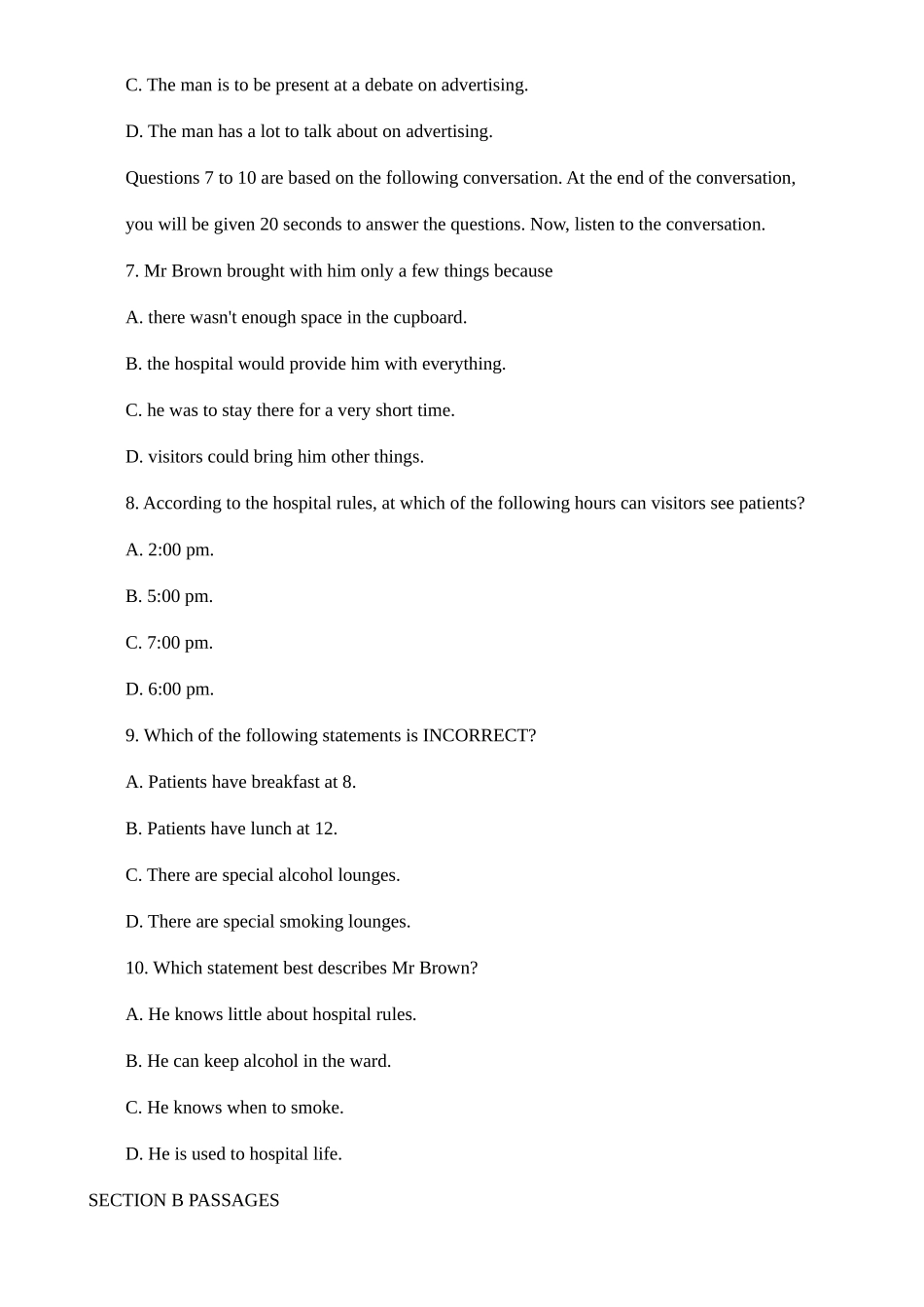 2025年英语专四真题及答案详解_第3页