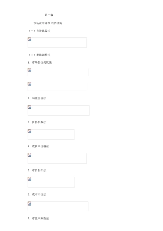 2025年自考资产评估最强公式