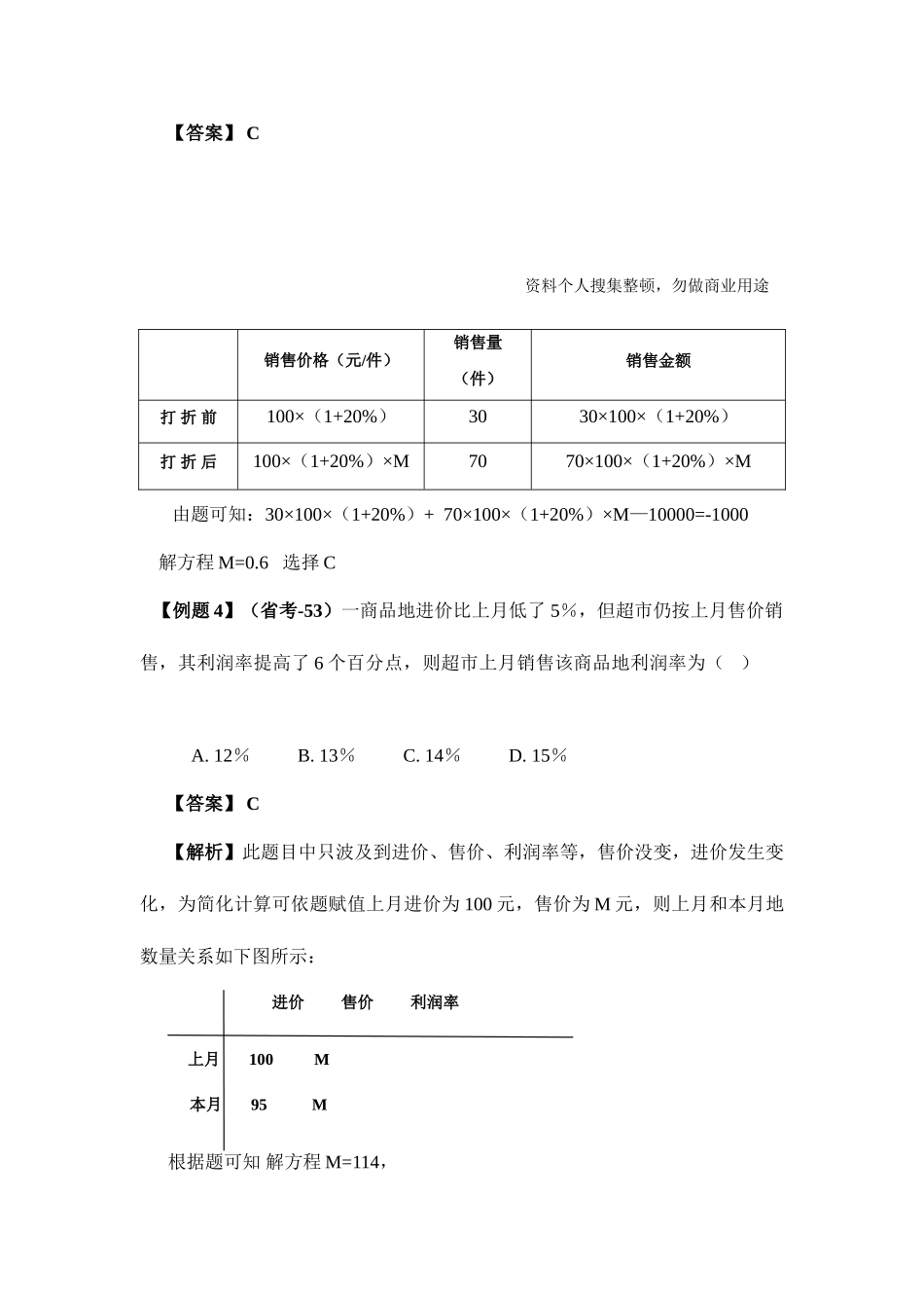 2025年浙江公务员考试考赋值法在经济利润问题中应用技术_第3页
